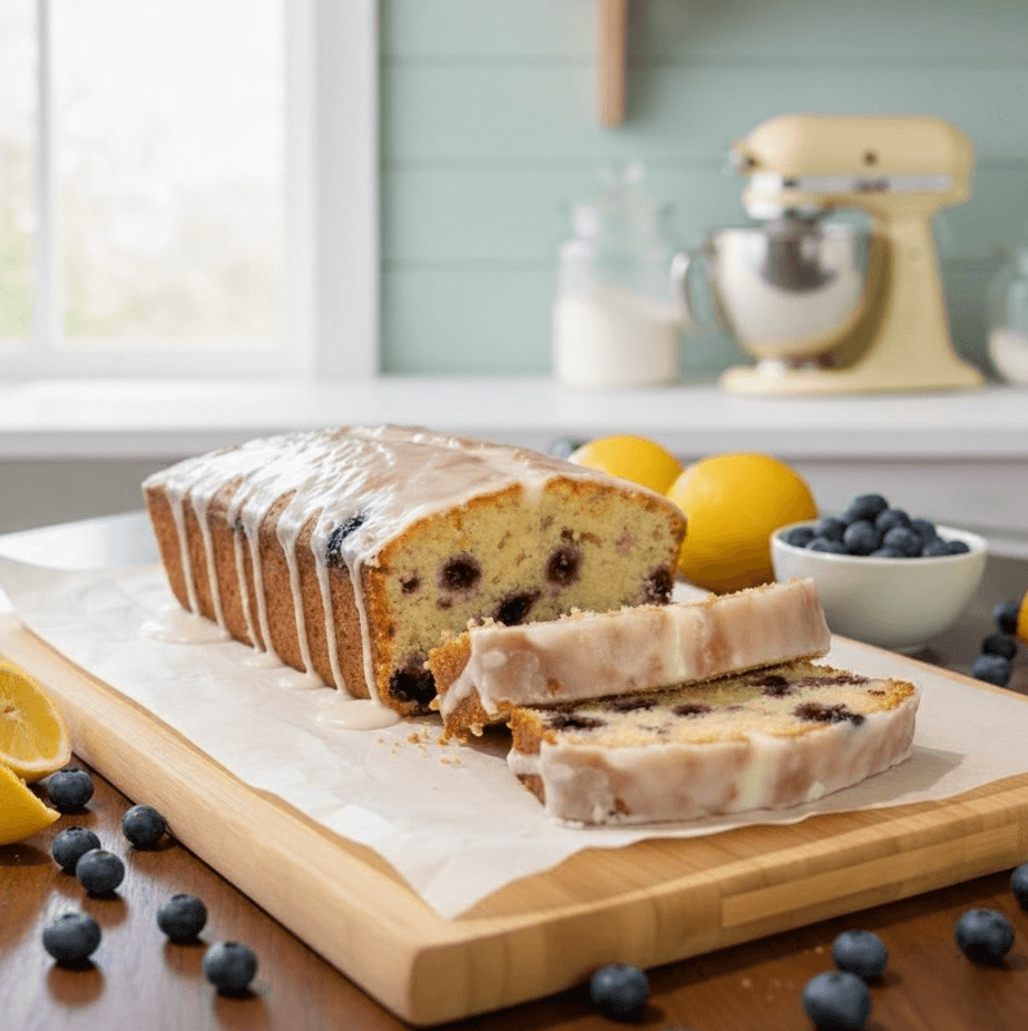 Lemon Blueberry Loaf Cake